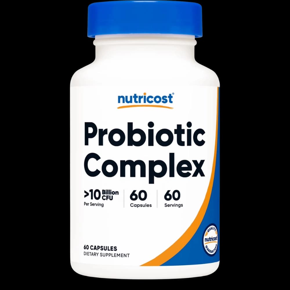 Probiotic Complex 10 Billion CFU capsules bottle front view