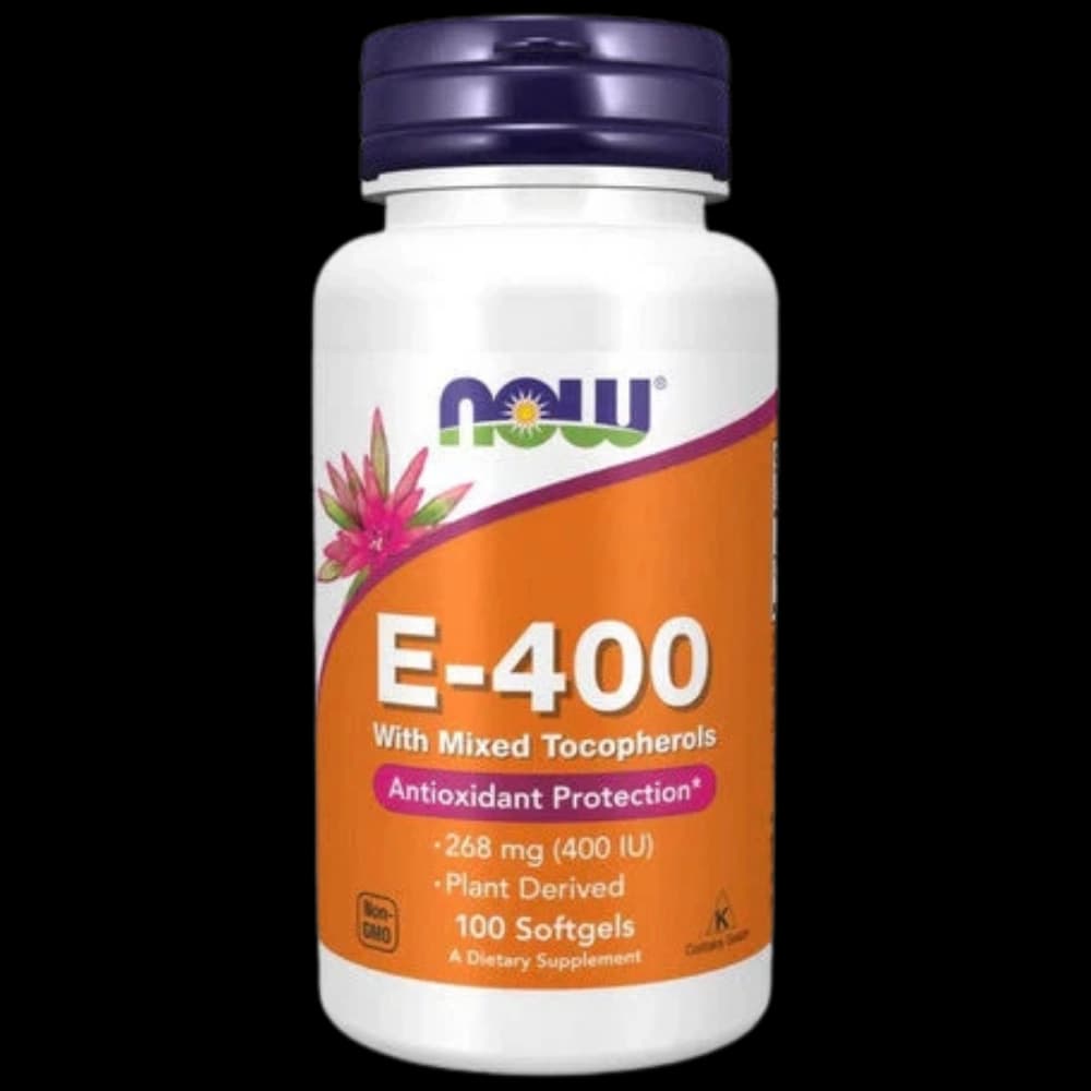 Vitamin E 400 IU softgels bottle front view